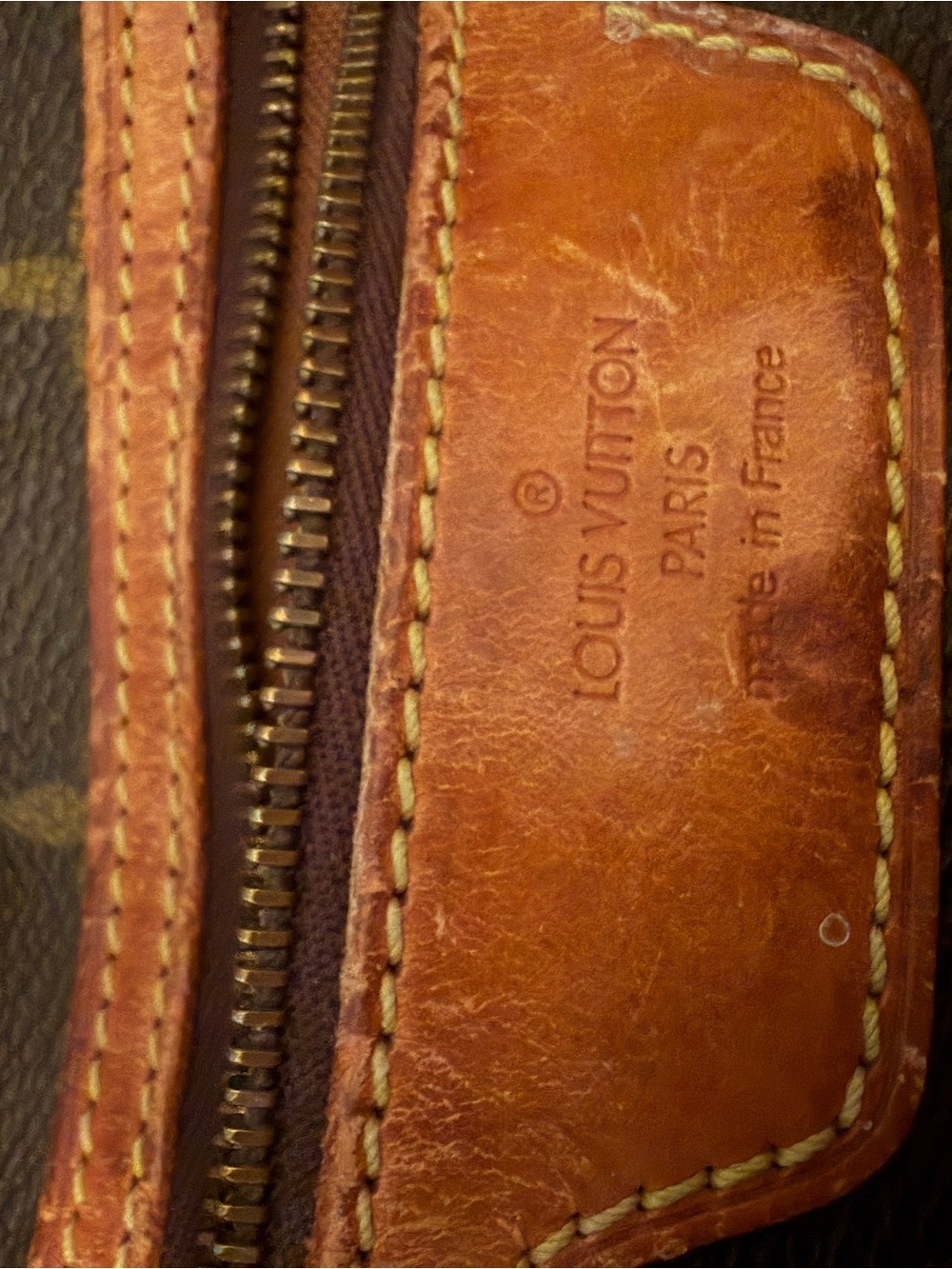 Louis Vuitton Brown Monogram Tassel Tote - Vintage Boho Bags - Picture 3 of 6